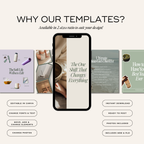 Wellness Instagram Templates Bundle - Digital Product Elevate Her Studio