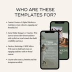 Wellness Instagram Templates Bundle - Digital Product Elevate Her Studio