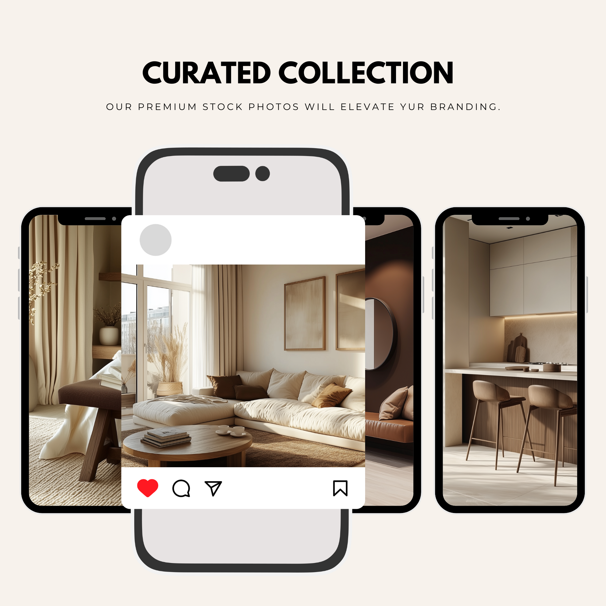 50 Modern Organic Home Stock Photos - Elevate Her Studio