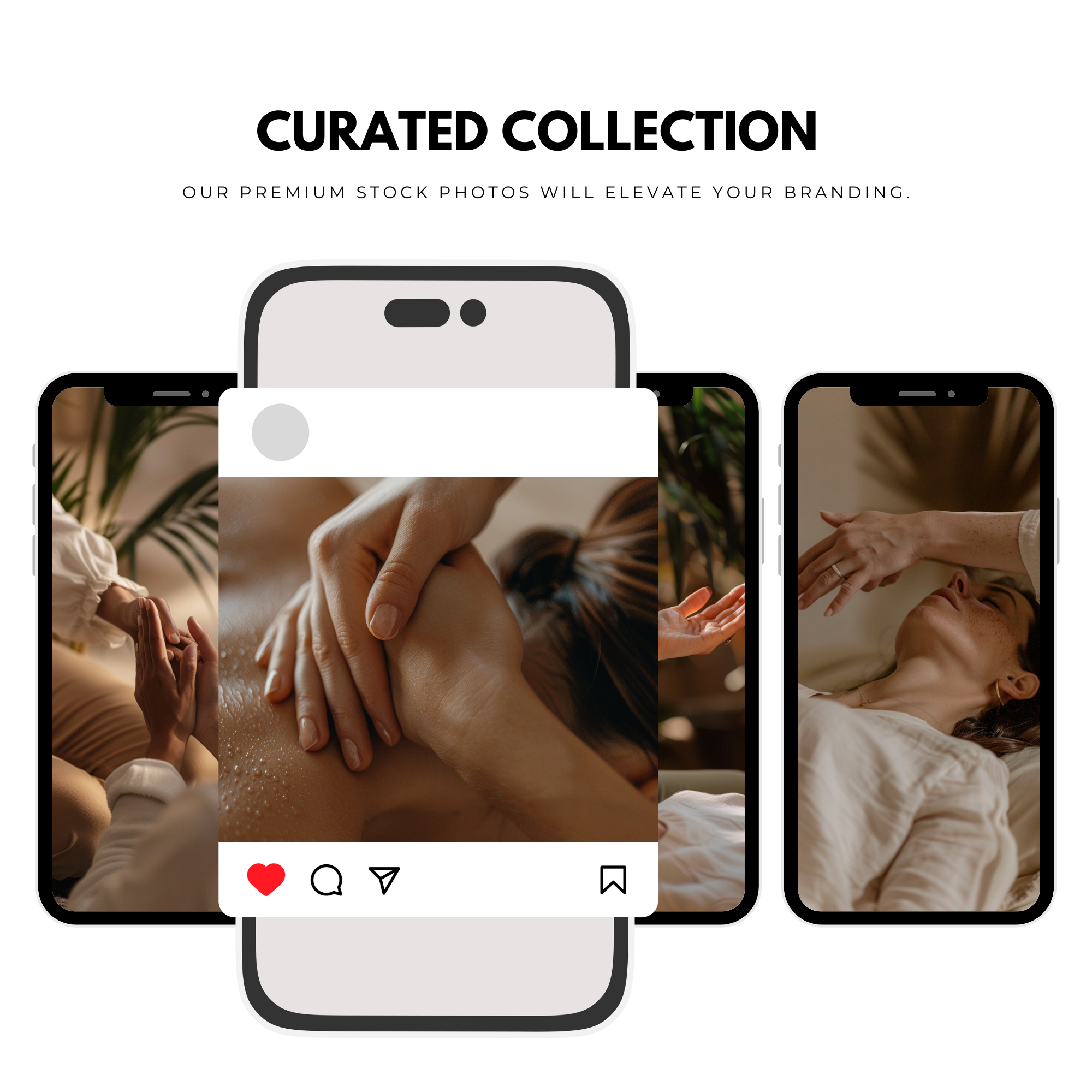 Energy healing stock photos with Master Resell Rights, featuring 80 high-quality images for wellness coaches, healers, and reiki professionals.