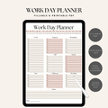 Work Day Planner - Elevate Her Agency