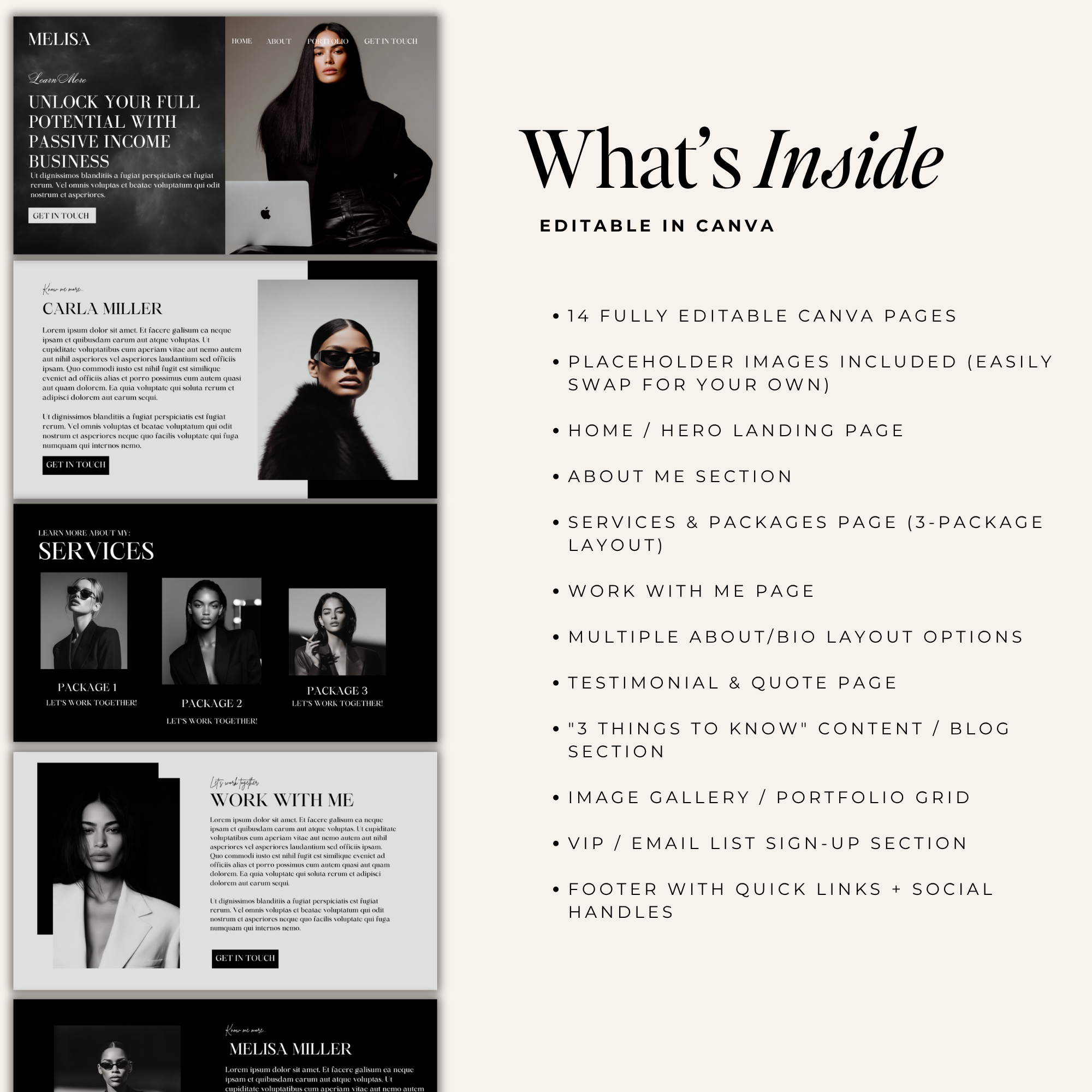 Coaching Canva Website