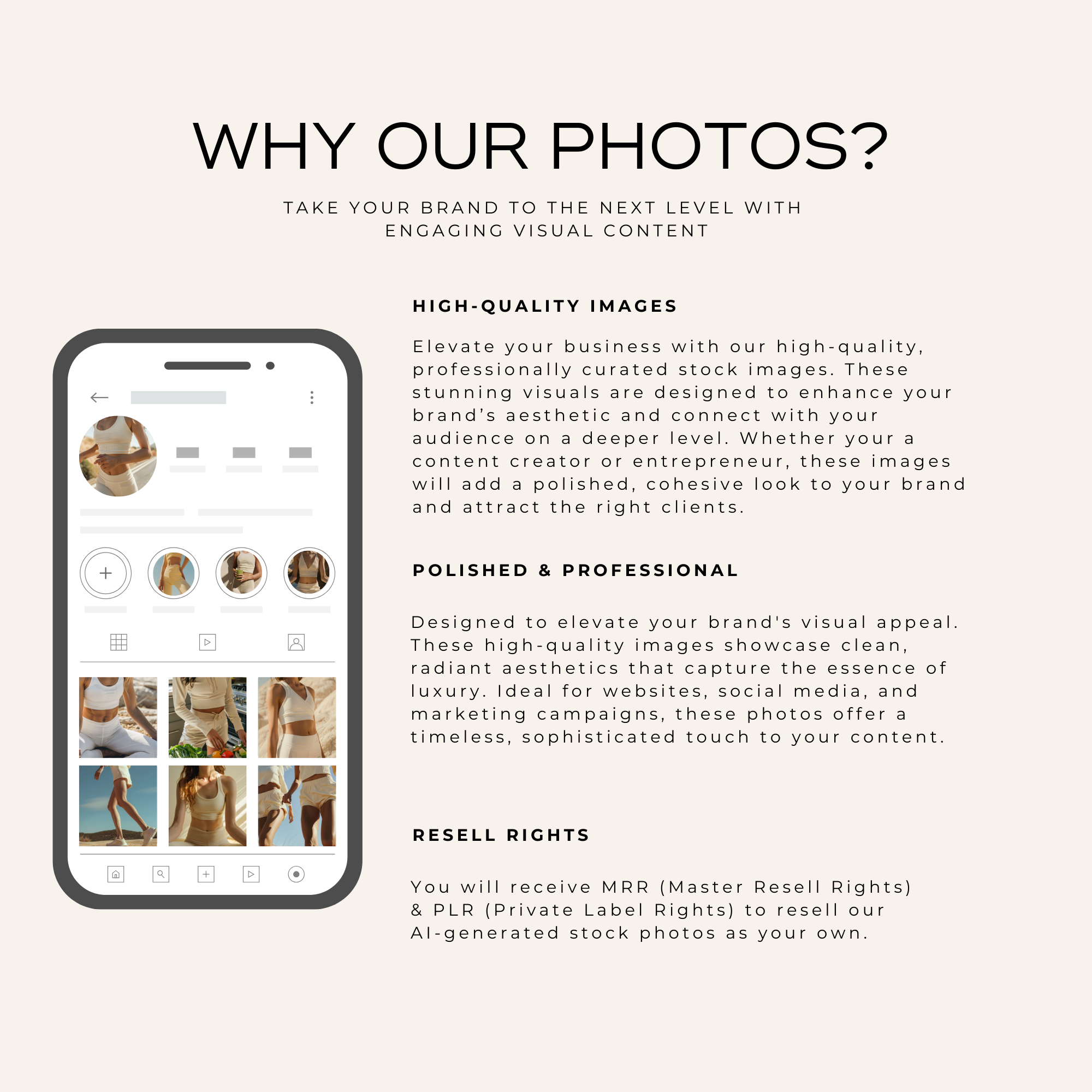 65 Fitness & Health Stock Photos - Elevate Her Studio