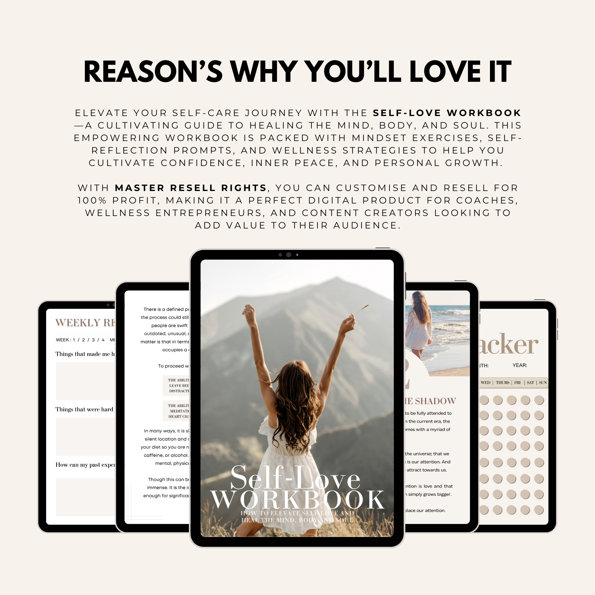 Self Love Workbook - Elevate Her Agency