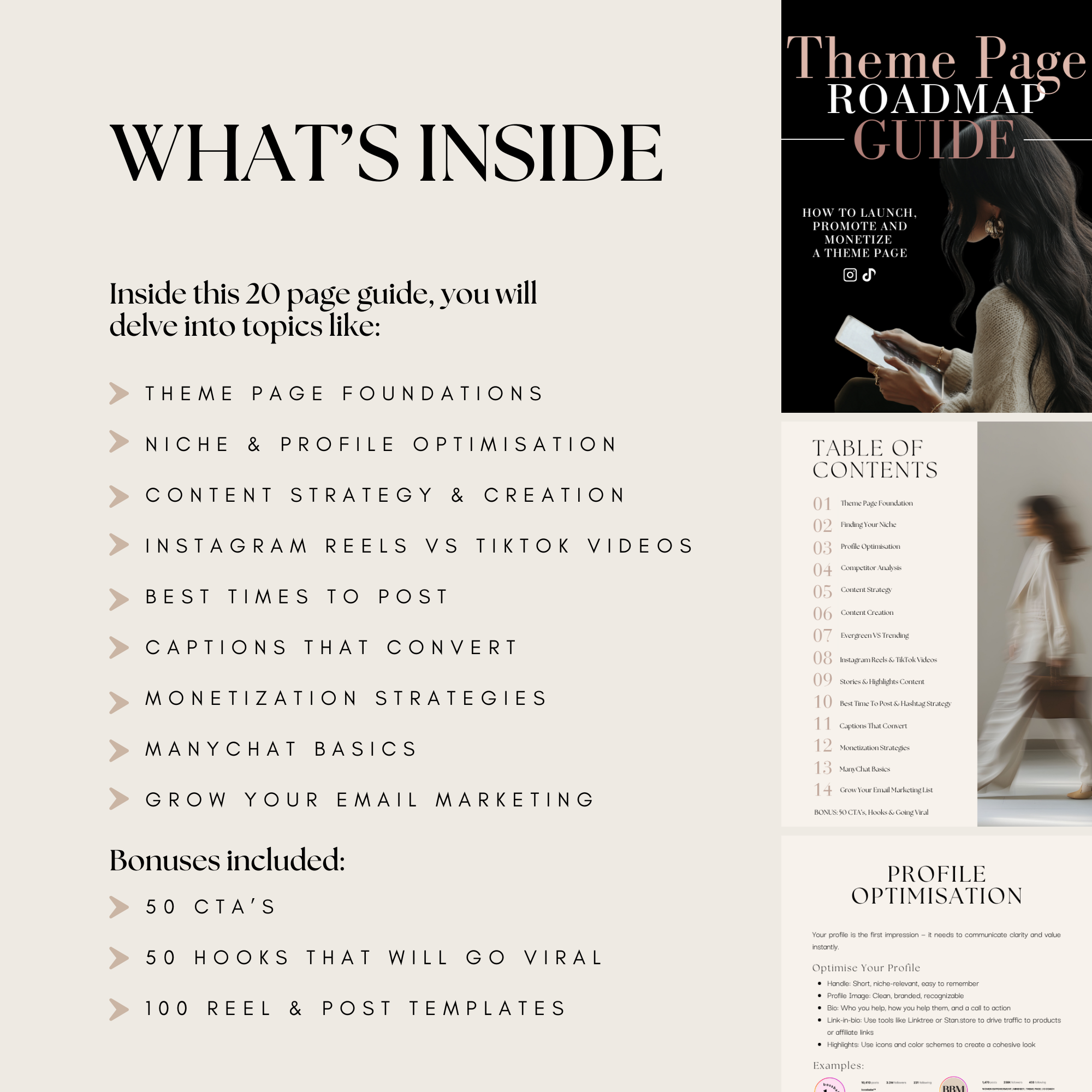 Theme Page Templates & Guide Bundle - Elevate Her Agency