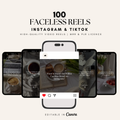 100 Faceless Instagram Reels Template - Elevate Her Agency