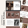 Social Media Manager Canva Website