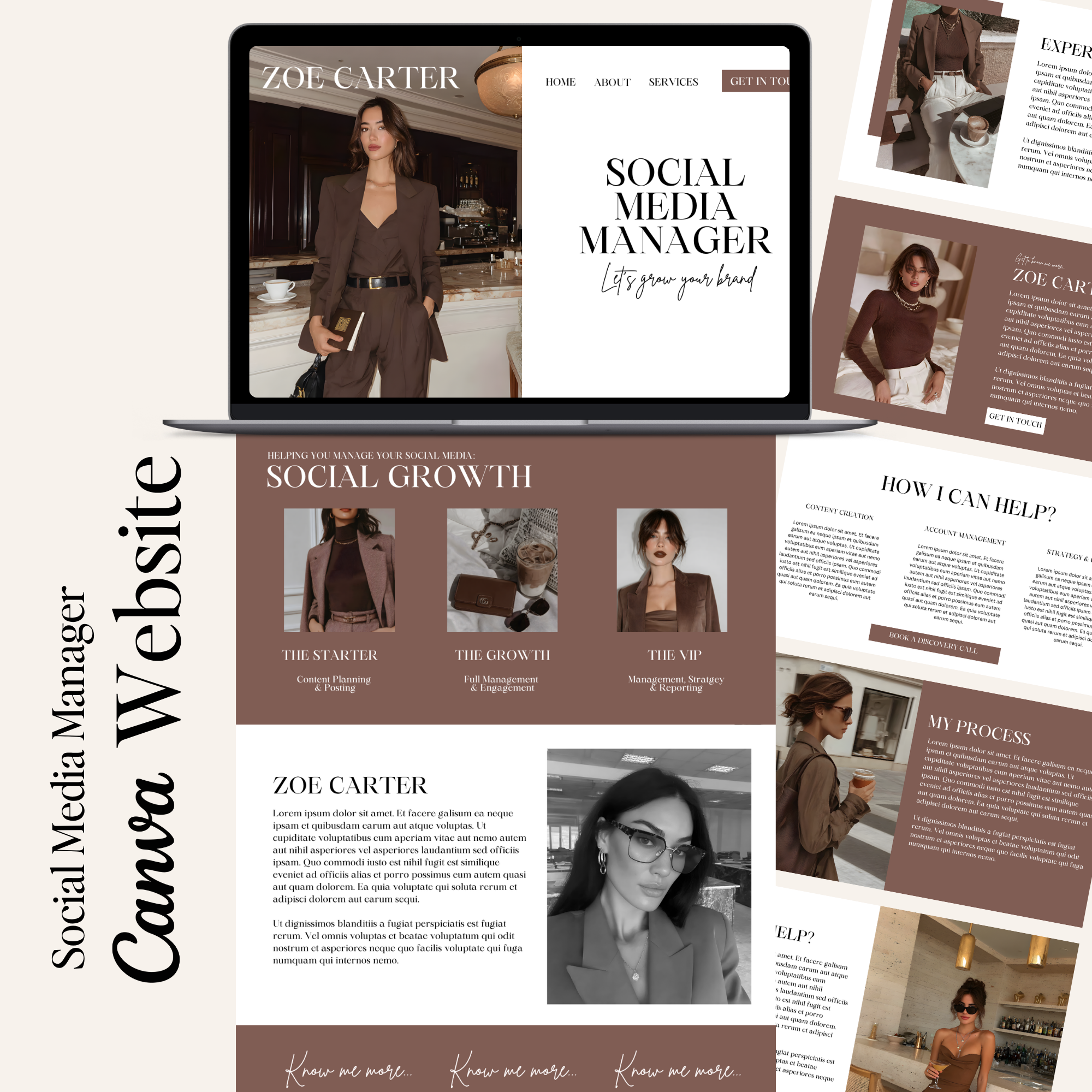 Social Media Manager Canva Website