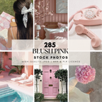 170 Blush Pink Stock Photos & Reels Bundle - Elevate Her Agency