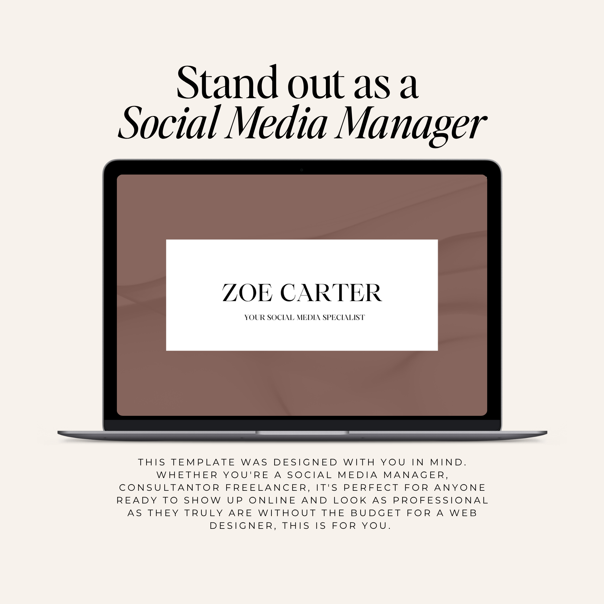 Social Media Manager Canva Website
