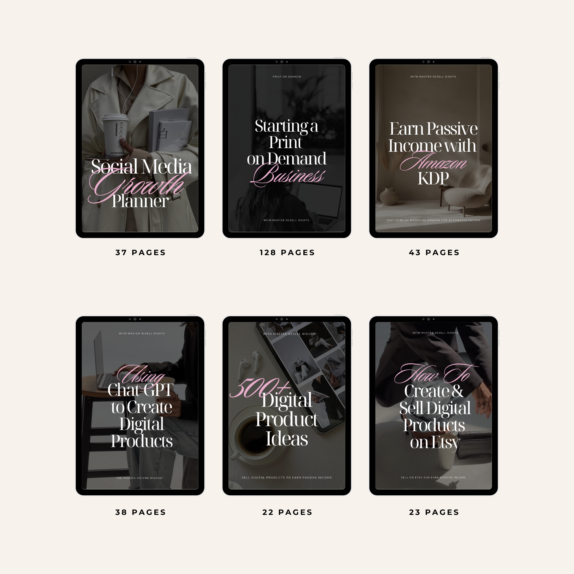 17 Passive Income Ebooks with MRR, providing step-by-step strategies for earning online.