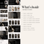 UGC Portfolio Template - Dark - Digital Product Elevate Her Studio