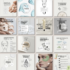 50 Skincare Instagram Template Collection - Elevate Her Agency