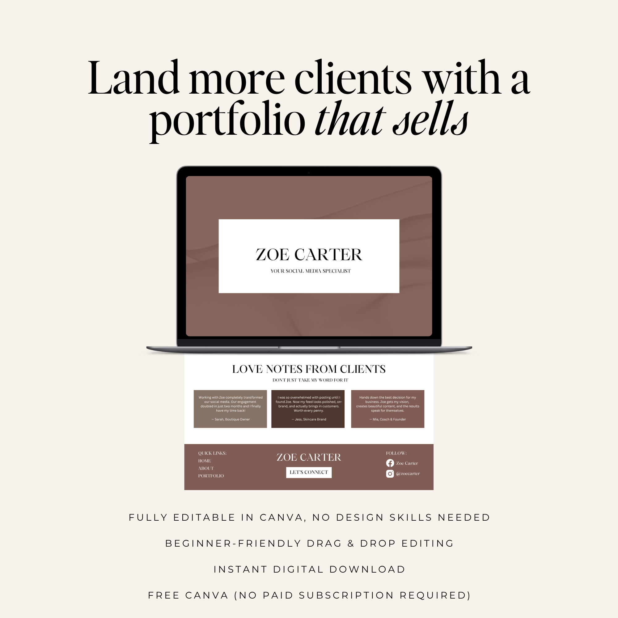 Social Media Manager Canva Website