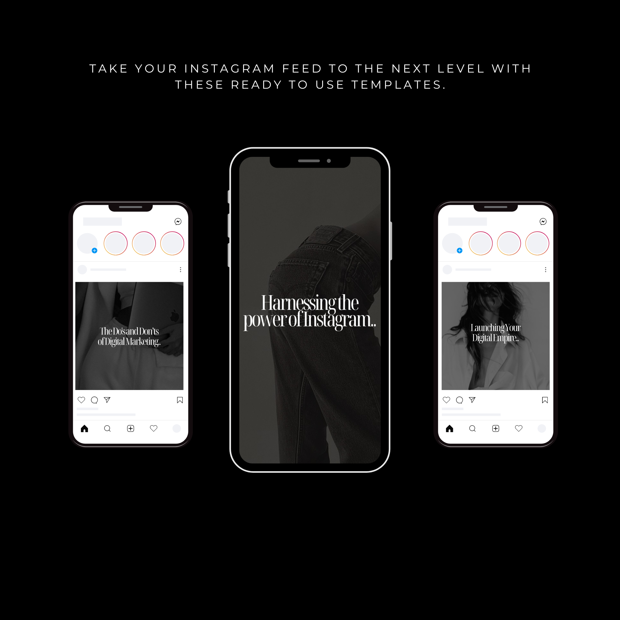 120 Digital Marketing Instagram Templates - Elevate Her Agency