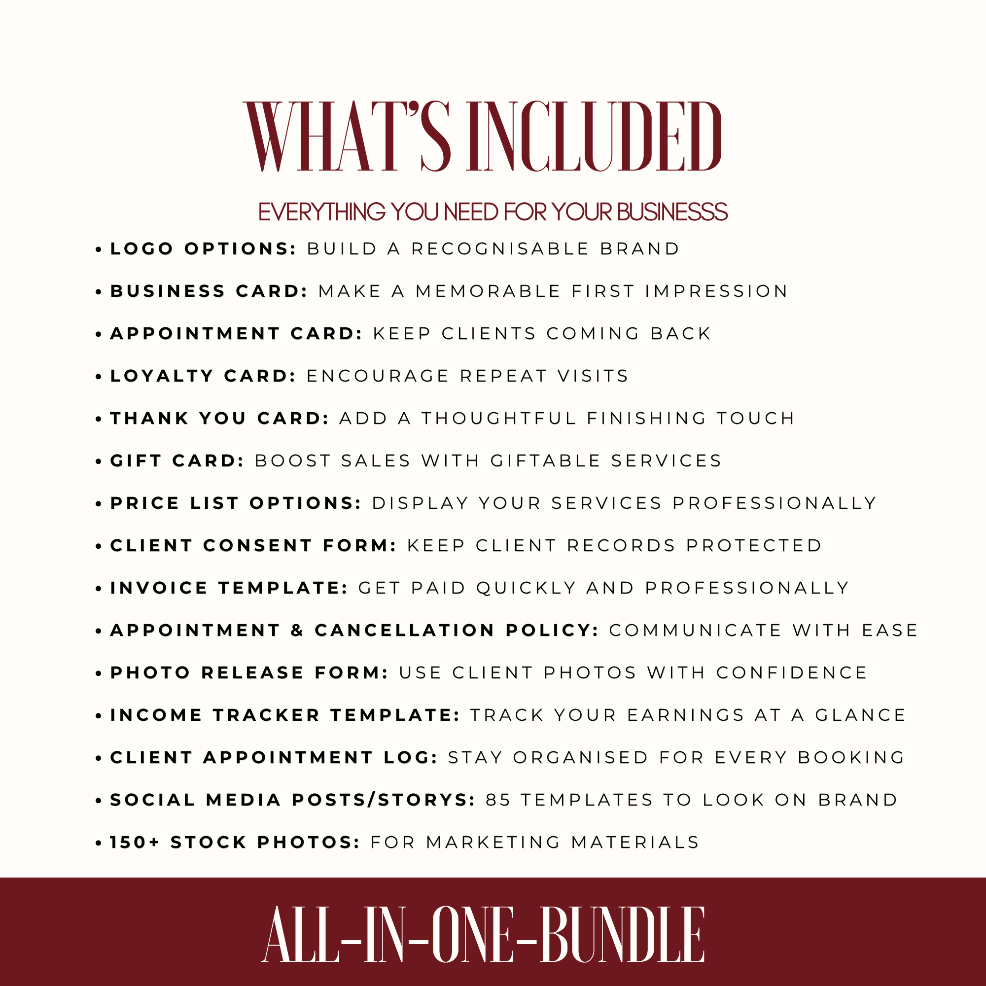 Ultimate Beauty Branding Bundle Kit