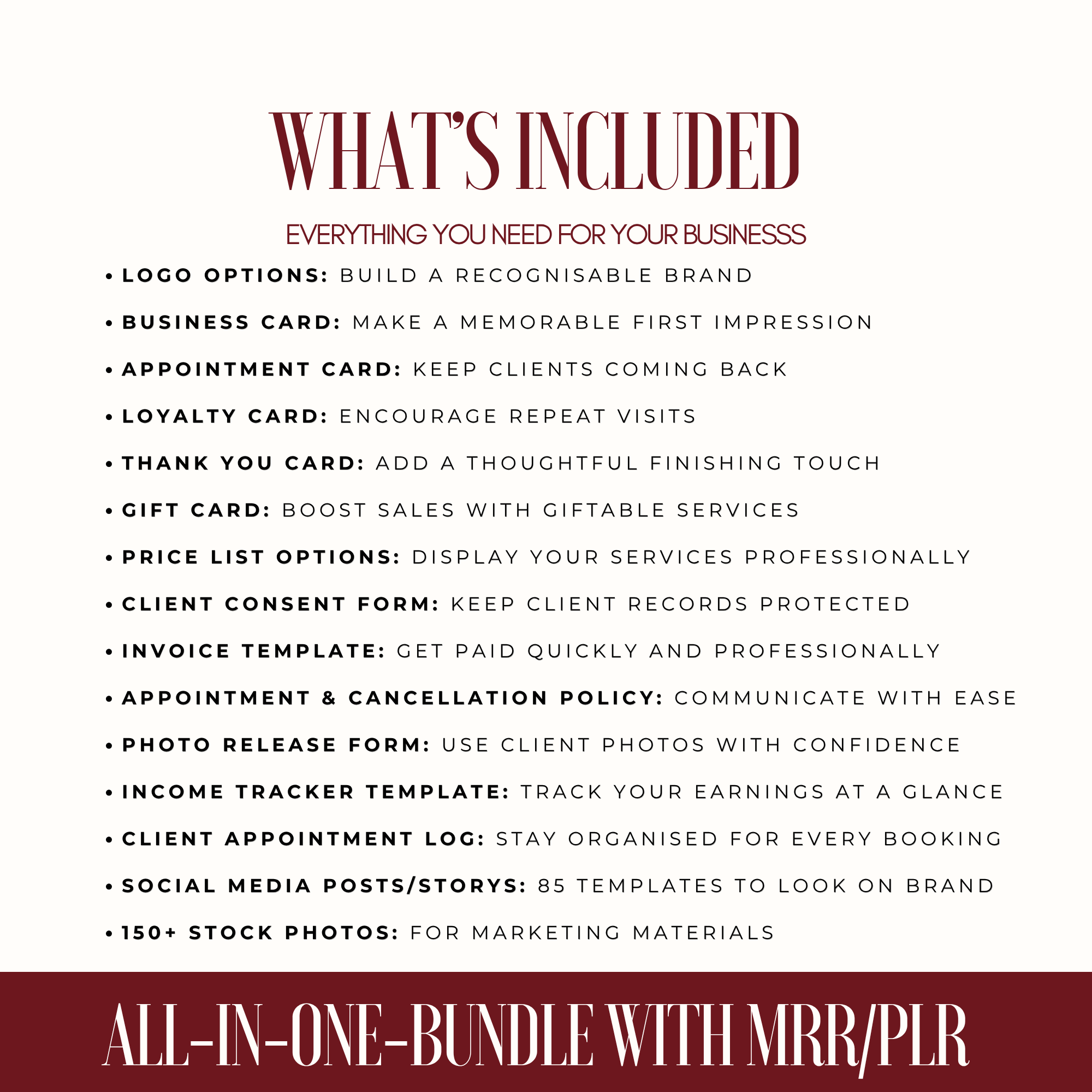 Ultimate Beauty Branding Bundle Kit