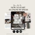 How To Start An Online Business Guide - Elevate Her Studio