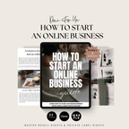 How To Start An Online Business Guide - Elevate Her Studio