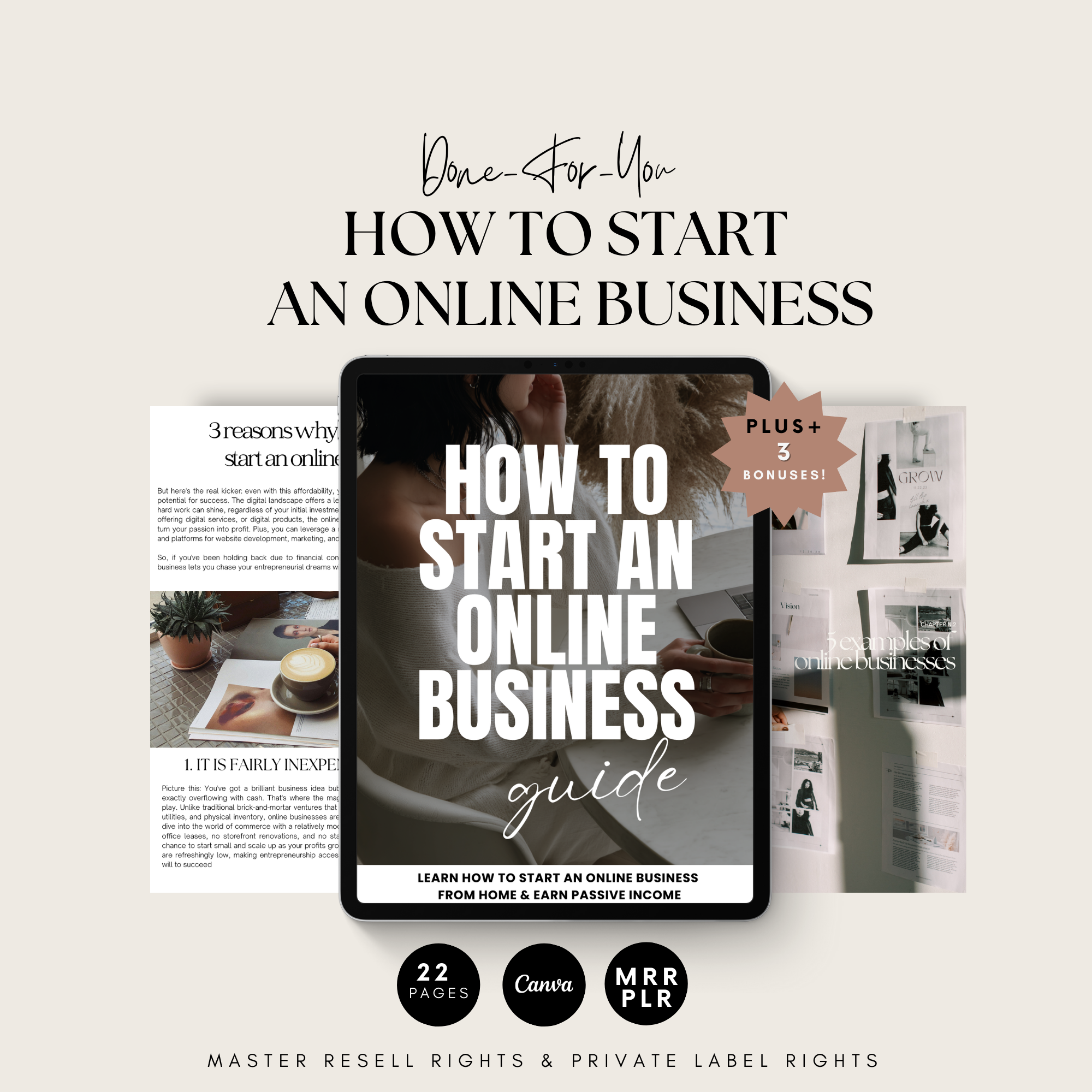 How To Start An Online Business Guide - Elevate Her Studio
