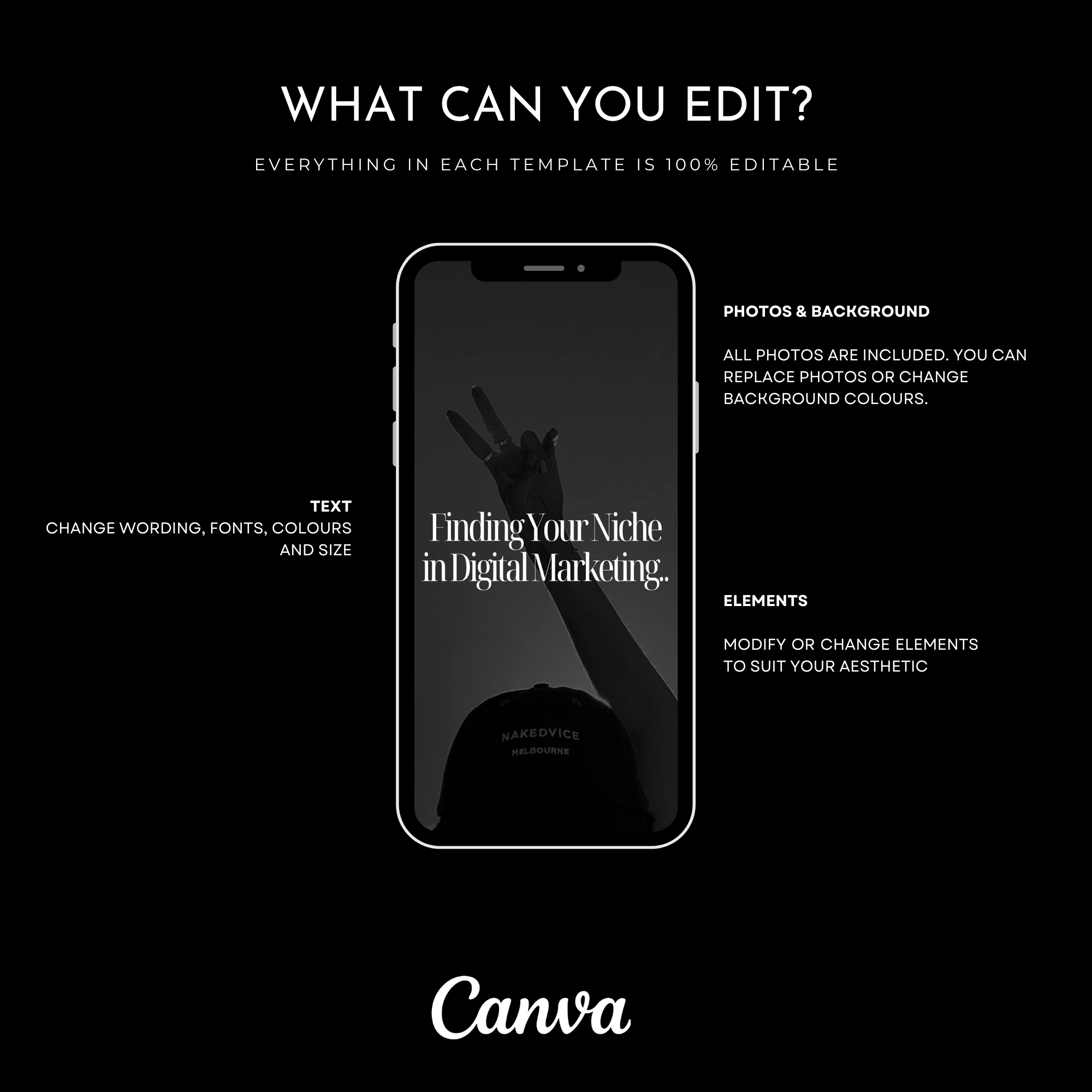 120 Digital Marketing Instagram Templates - Elevate Her Agency
