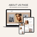 Premium beauty and wellness Shopify template, perfect for skincare brands. Easy customization and elegant design.