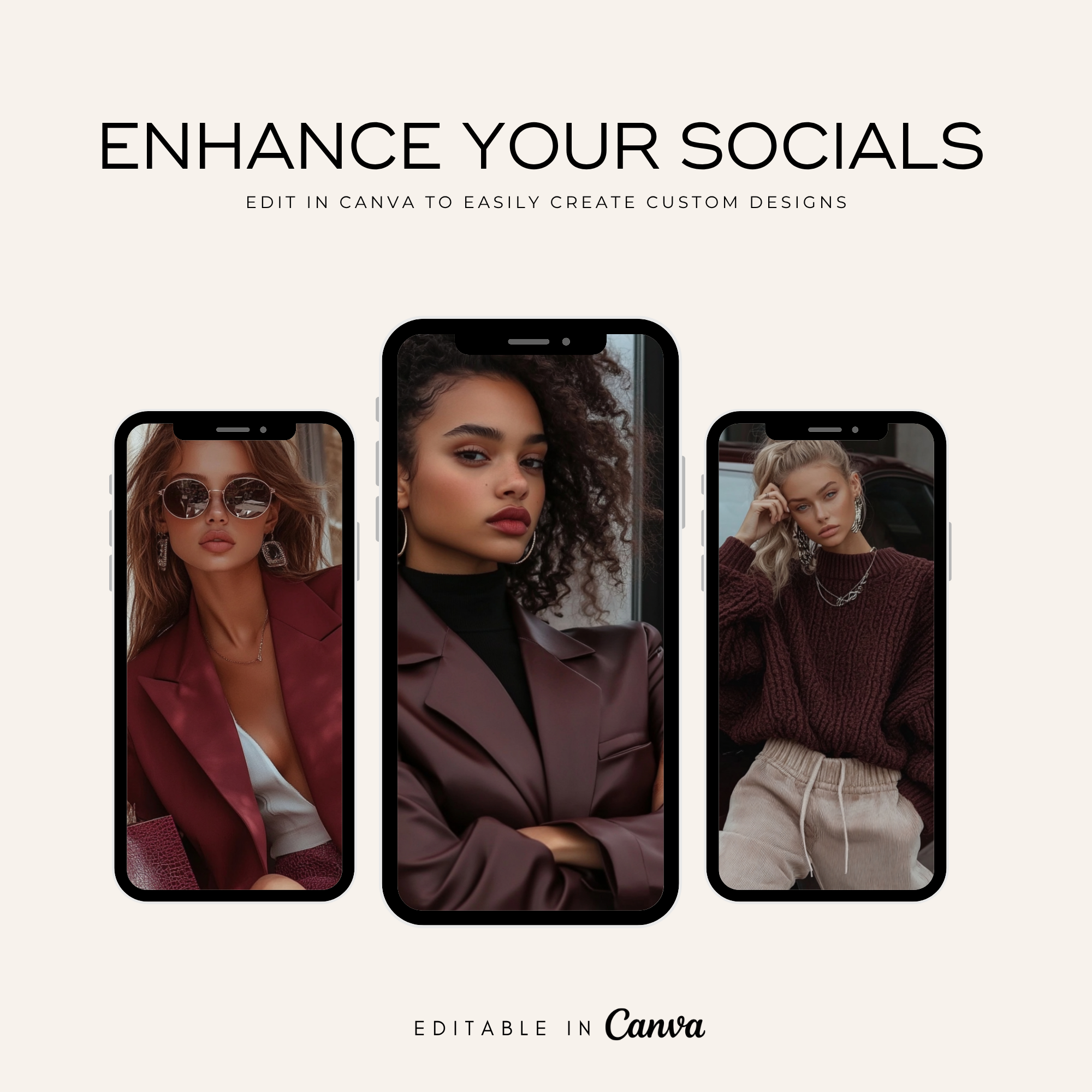 50 Modern Femme Stock Photos - Elevate Her Studio