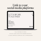 UGC Portfolio Template - Dark - Digital Product Elevate Her Studio