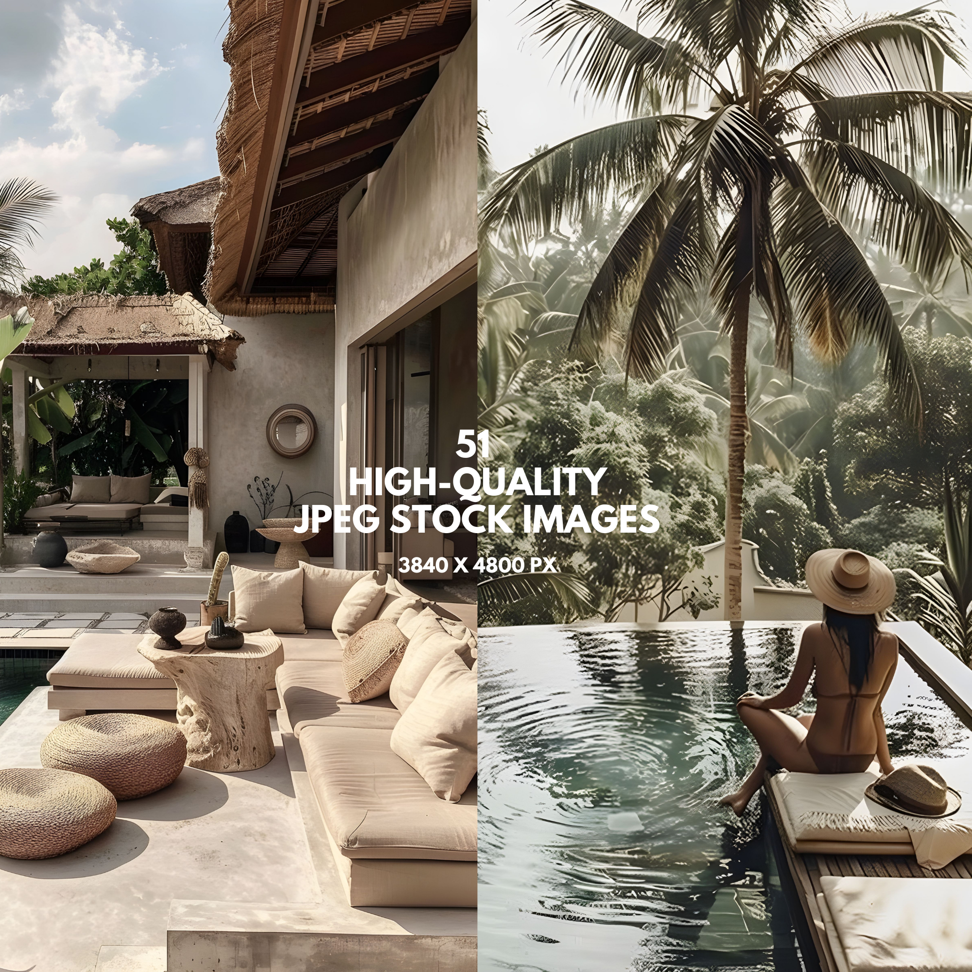 High-quality 51 JPEG Bali Beach stock images in 3840x4800 px resolution, ideal for social media, branding, and digital projects with resell rights.