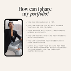 UGC Portfolio Template - Dark - Digital Product Elevate Her Studio