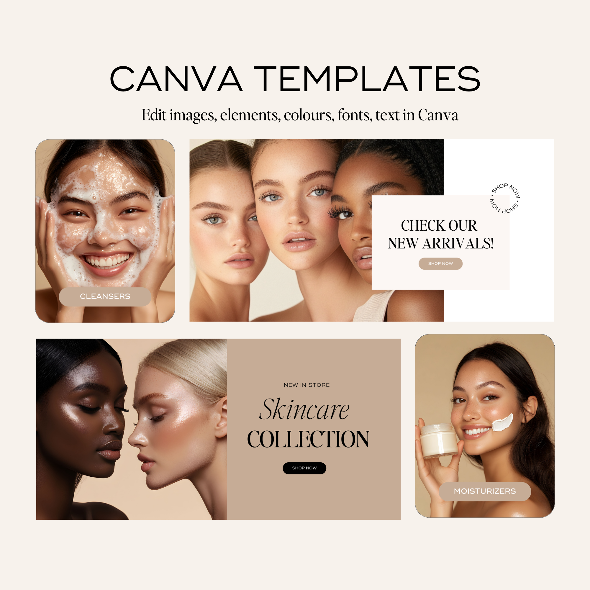 Refined skincare Shopify template with a stylish design. Perfect for luxury beauty and wellness brands, fully customizable.