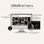 UGC Portfolio Template - Dark - Digital Product Elevate Her Studio