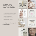 50 Skincare Instagram Template Collection - Elevate Her Agency