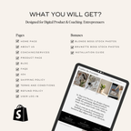 Digital Product Shopify Website Template - Elevate Her Agency
