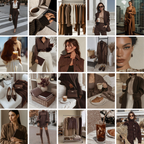 Dark Cocoa Brown Stock Photos - Digital Product Elevate Her Studio