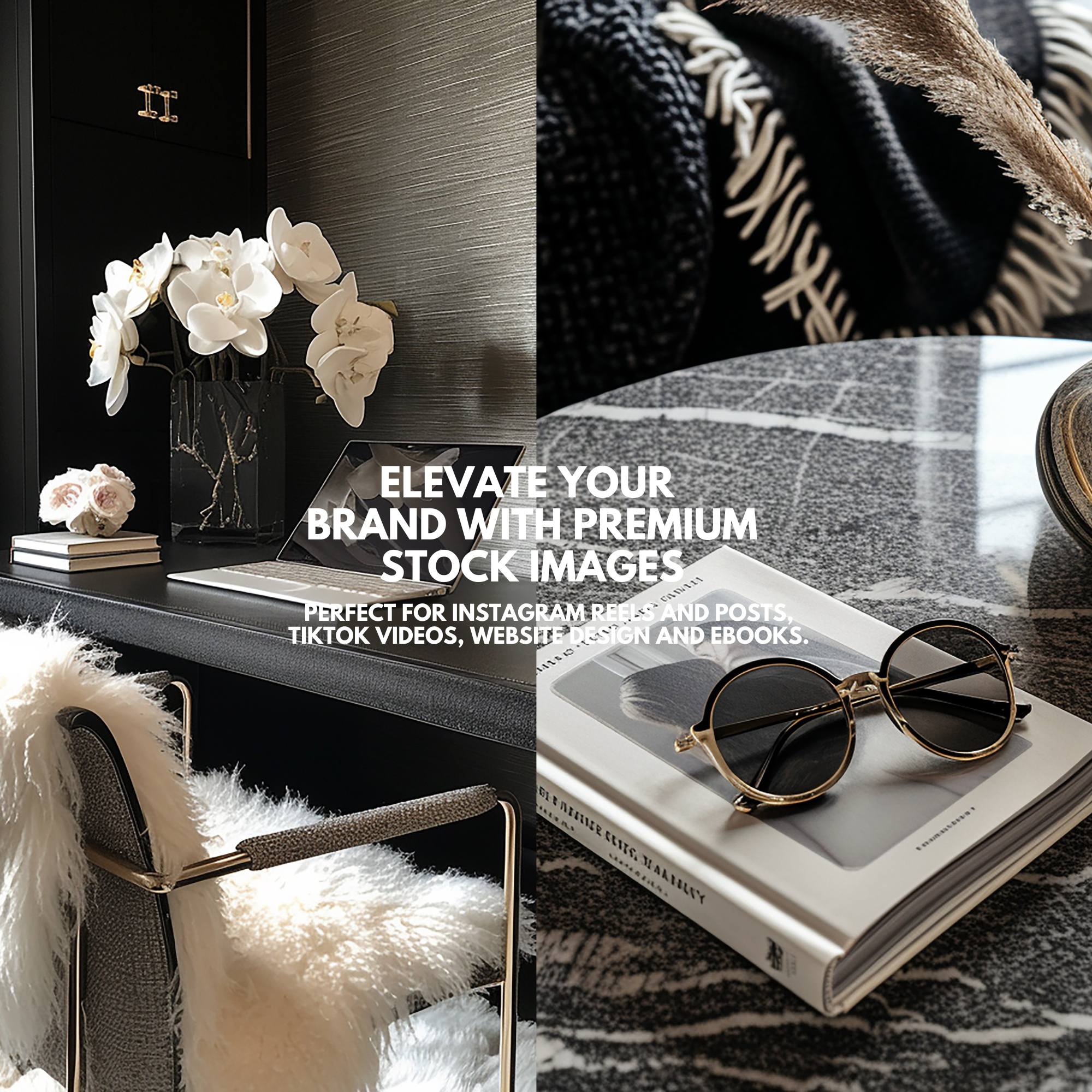 35 Dark & Moody Stock Photos - Elevate Her Studio