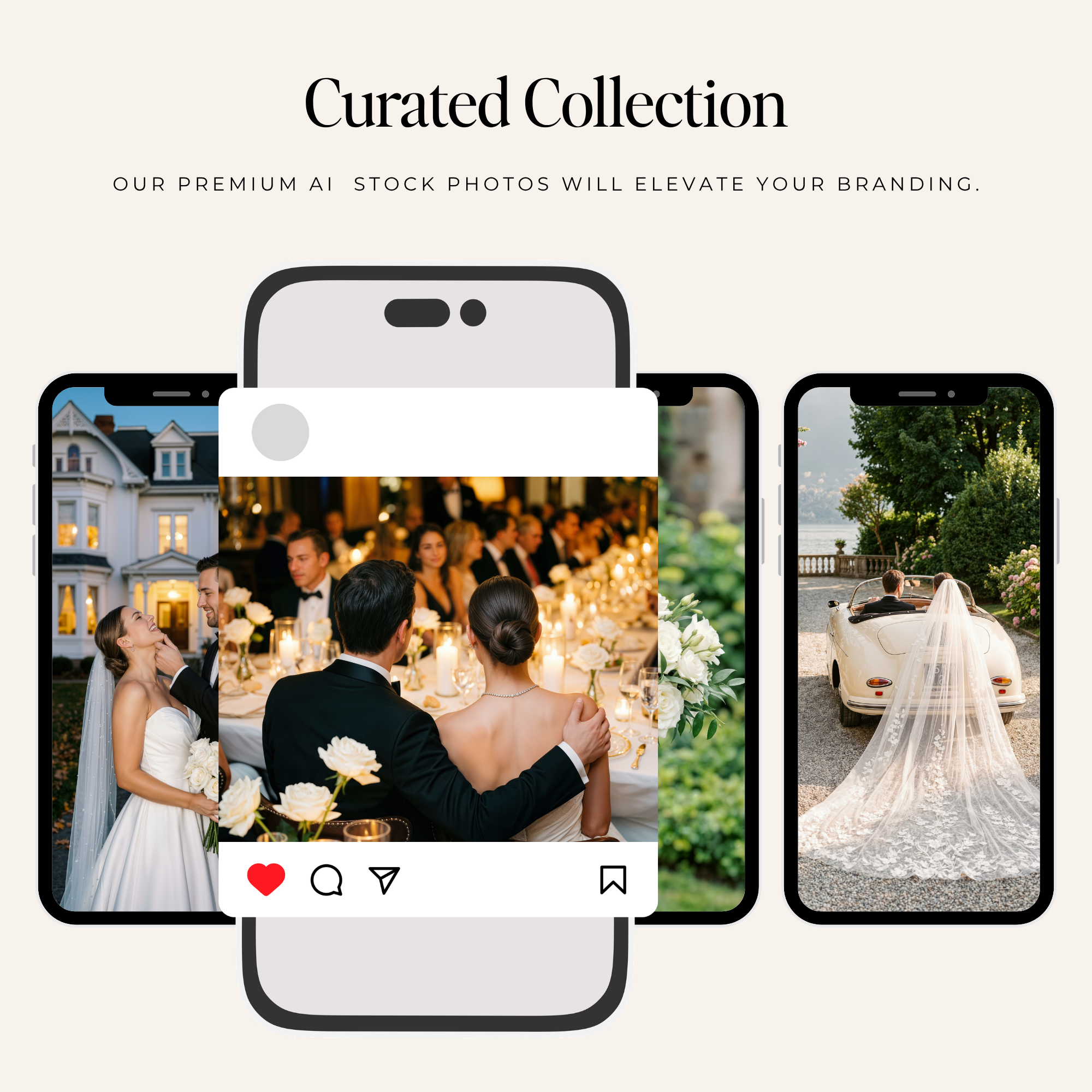 Luxury Wedding Stock Photo Collection - Digital Product Elevate Her Studio