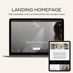Digital Product Shopify Website Template - Elevate Her Agency