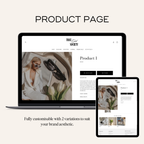 Digital Product Shopify Website Template - Elevate Her Agency