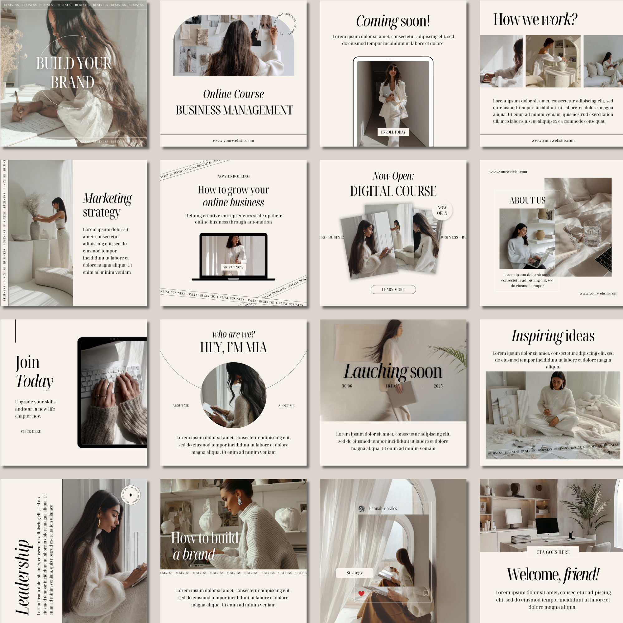 The Clean Girl Content Kit - Digital Product Elevate Her Studio