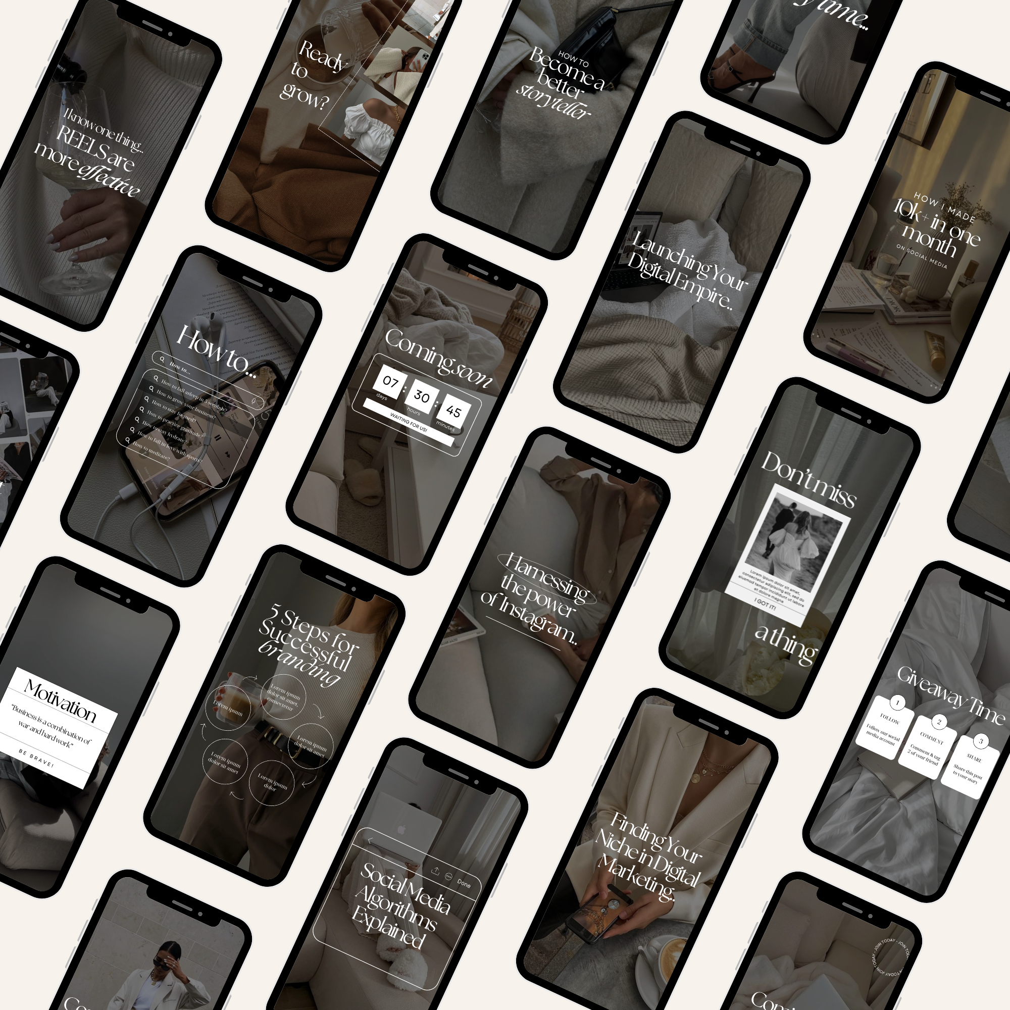 200 Social Media Marketing Templates - Elevate Her Agency