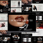 Coaching Canva Website Template - Digital Product Elevate Her Studio