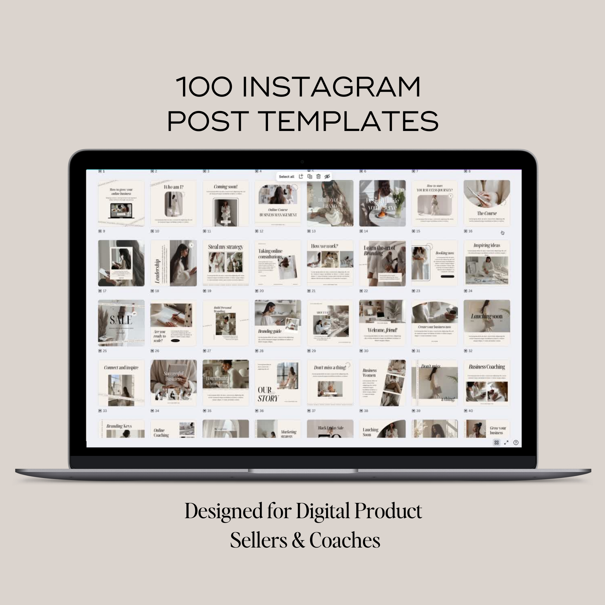The Clean Girl Content Kit - Digital Product Elevate Her Studio