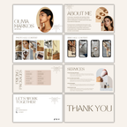 UGC Portfolio Canva Website - Neutral - Digital Product Elevate Her Studio