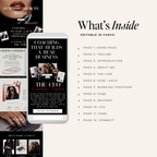 Coaching Canva Website Template - Digital Product Elevate Her Studio
