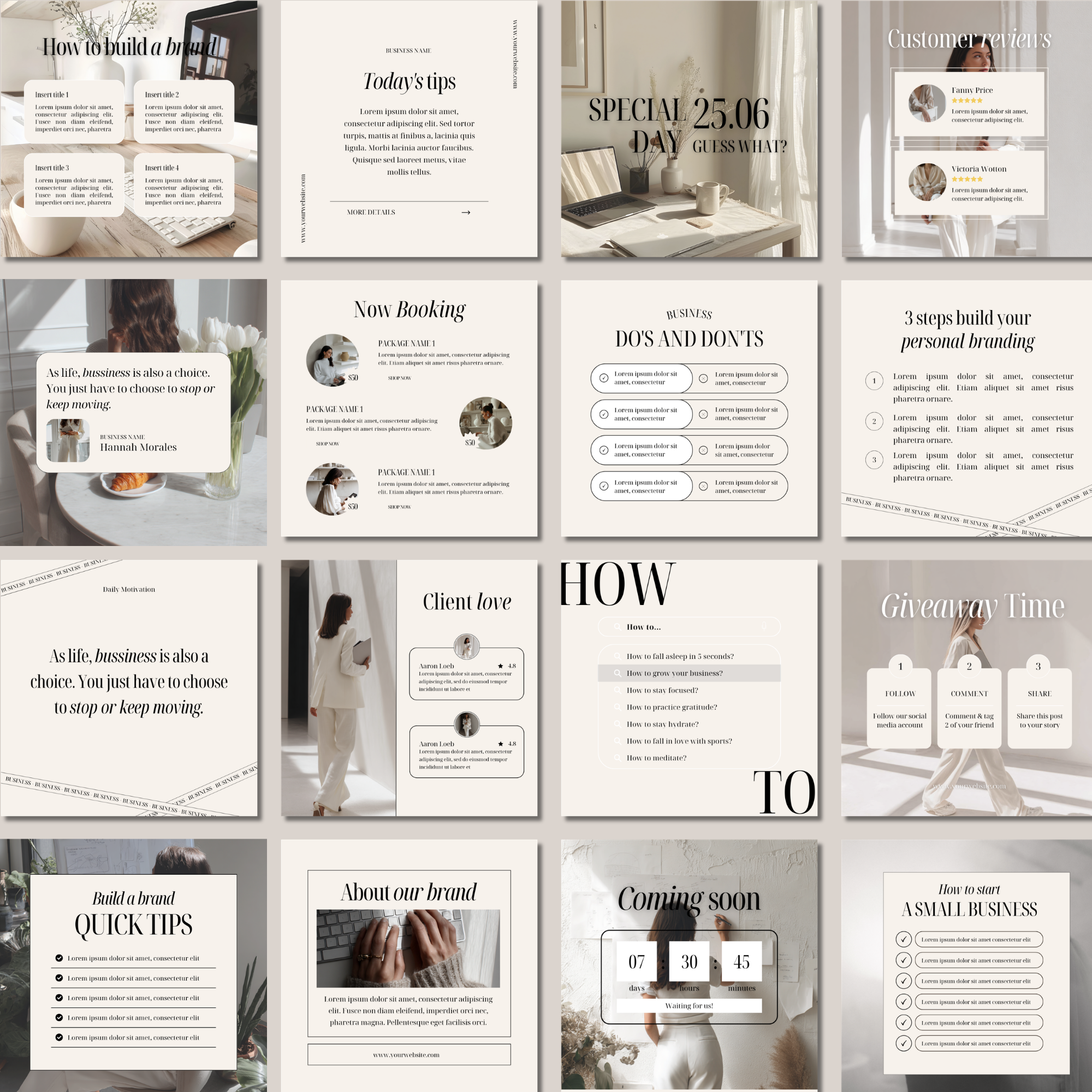 The Clean Girl Content Kit - Digital Product Elevate Her Studio