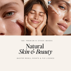 Natural Skin & Beauty Stock Photo Collection - Digital Product Elevate Her Studio