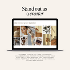 UGC Portfolio Canva Website - Neutral - Digital Product Elevate Her Studio