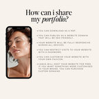 UGC Portfolio Canva Website - Neutral - Digital Product Elevate Her Studio