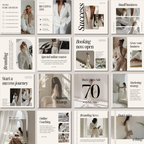 The Clean Girl Content Kit - Digital Product Elevate Her Studio